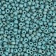 Miyuki rocailles Perlen 11/0 - Opaque glazed frosted rainbow peacock blue 11-4702